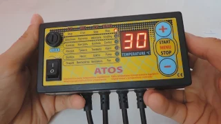 ATOS ( АТОС) инструкция по эксплуатации автоматики для твердотопливного котла