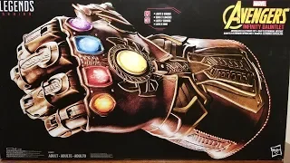 Thanos Infinity gauntlet unboxing. Marvel Legends Series.