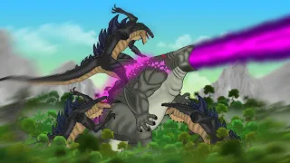 Basking Sharkzilla vs. Zilla Jrs | PANDY Animation 66