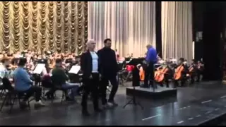 Репетиция Д.Хворостовского и И.Абдразакова | Rehearsal of Hvorostovsky and Abdrazakov 12. 2015