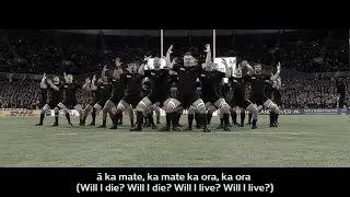 All Blacks Haka with translation