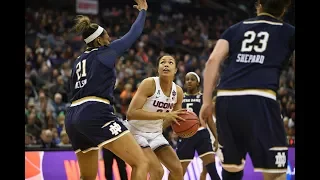 Women's Basketball NCAA Tournament Final Four Highlights (OT) - Notre Dame 91, UConn 89