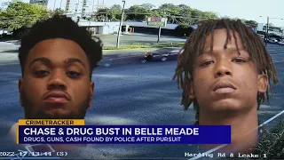 Chase and drug bust in Belle Meade