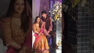 arez Ahmed n hiba qadir together | romantic couple spotted at event