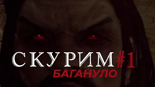 СКАЙРИМ - БАГАНУЛО #1  #skyrim #баги