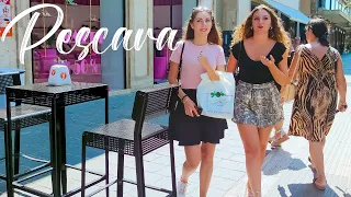 PESCARA. Italy - 4k Walking Tour around the City - Travel Guide. trends, moda #Italy