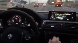 Bmw M4 in Russia (Crazy Driver)