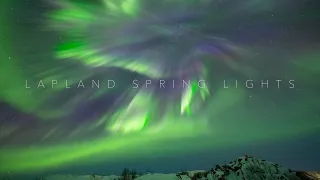 LAPLAND SPRING LIGHTS - 4K aurora timelapse