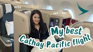 My Best Cathay Pacific Flight onboard A350✈️ Hongkong to Taipei
