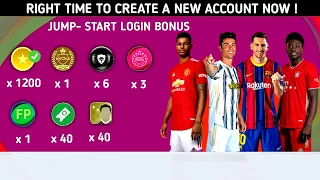 Best Time To Start New Pes Account Free Rewards In Pes 2021 Mobile || Free Legend Pes 2021 ||