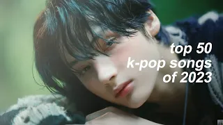 my top 50 k-pop title tracks of 2023