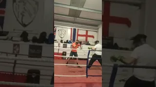 Danny Christie vs jimmy McCrory (light spar)