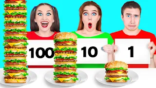 100 Шарів їжі Челендж Multi DO Challenge