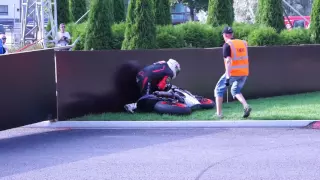 Imatranajo IRRC SBK crash