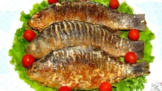 Fish (Carp) Fried in SMETANE Gentle very Delicious Recipe