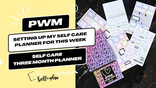 Setting Up My Self Care Journal