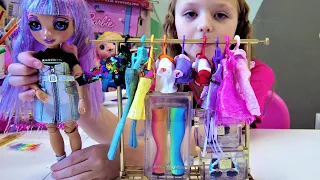 Rainbow High Fashion Studio with Avery Doll Unboxing! Играем в магазин распаковка кукол Даринелка