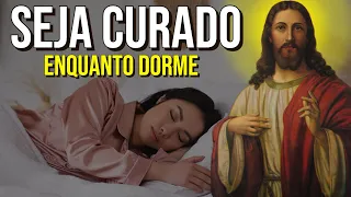 ORAÇÃO DA CURA PARA OUVIR ENQUANTO DORME | Jesus Enviando Saúde Durante o Sono