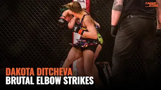 [BRUTAL ELBOWS] From Female Pro #MMA Fighter!