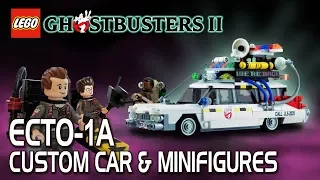 LEGO Ghostbusters - Custom ECTO-1A & Minifigures! Ghostbusters 2 set!