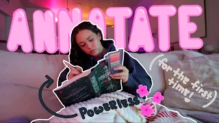Annotating a Book for the first time🌸🌷✨💌 (Powerless Reading Vlog)Non-Spoiler + Full-spoiler review