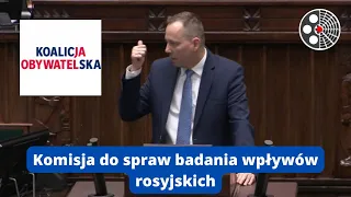 Zbigniew Konwiński - Komisja do spraw badania wpływów rosyjskich