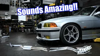 The BEST E36 Exhaust | INSTALL + SOUND CLIPS