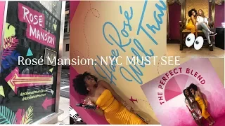 Rosé Wine Mansion: New York City MUST SEE!