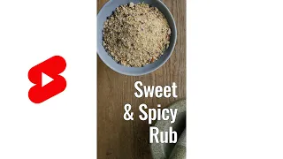 Sweet & Spicy BBQ Rub Recipe #Shorts