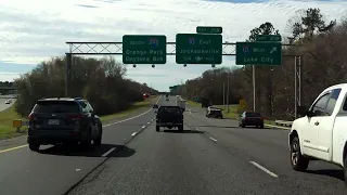 Jacksonville Beltway (Interstate 295 Exits 28 to 21) southbound/outer loop