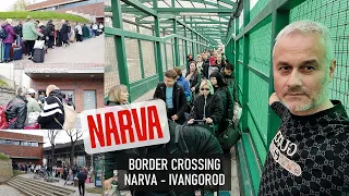 Peklo na Estónsko-Ruskej hranici Narva/Ivangorod pri ceste späť  - NARVA * TRAVEL VLOG