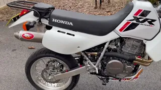 2022 Honda XR650l Exhaust system