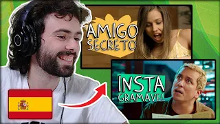 ESPANHÓIS REAGEM A PORTA DOS FUNDOS (AMIGO SECRETO, INSTAGRAMÁVEL, ÁREA DE FUMANTE)