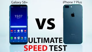 Samsung Galaxy S8 VS iPhone 7 Plus - The ULTIMATE SPEED Test!