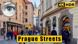 Exploring Prague: A Walking Tour from Wenceslas Square to Old Town Square 🇨🇿 Czech Republic 4k HDR