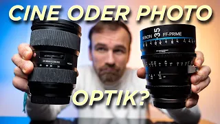 CINE vs. PHOTO OBJEKTIVE zum FILMEN? // Feat. Schneider Xenon Primes