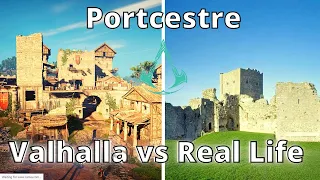 Game vs Real Life Portcestre (Valhalla ) vs Portchester (Real Life),Valhalla vs Real Life Comparison