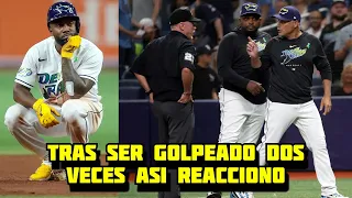 Asi fue como Randy Arozarena Reacciono luego de Ser Golpeado varias veces por los Yankees