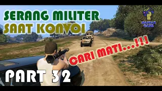 GTA V PART 32, Ambil alih gerbong kereta , serang pasukan militer...