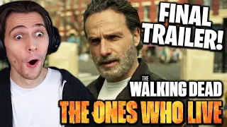The Walking Dead: The Ones Who Live - Final Trailer REACTION!!! (Rick & Michonne Series)