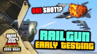 GTA Online: Jet Griefers Are Going To HATE The Railgun... (Early Testing Results)