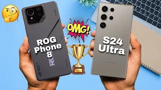 Samsung Galaxy S24ultra VS Asus ROG Phone 8 *big Magic* What Difference* OMG 😱