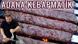 ADANA KEBAPMATİK (Kebap Makinesi ile Mangalda Adana Kebabı) (Adana Kebap Şiş Saplama Makinesi)