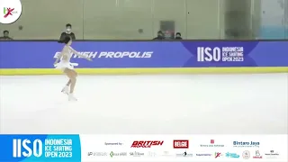 Michelle Edgina Axille, Open Freestyle Platinum Short Program, Indonesia Ice Skating Open 2023