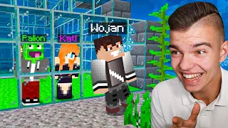 Szalony CHOWANY W WOJANOWICACH z Wojanem i Kati w Minecraft! (najśmieszniejsze)