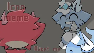 ✦ Icon animation meme - Adopt me winter pets AU - Lazy mode (FW) ✦