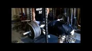 19 YEAR OLD DAVID KNIGHT RAW BENCH PRESS 500x1, 405x7