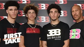 First Take debates the impact of LiAngelo Ball's arrest on the Big Baller Brand | First Take