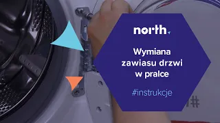 Naprawa pralki. Jak wymienić zawiasy drzwi w pralce? Części zamienne do AGD. | North.pl