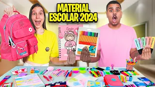 COMPRANDO NOSSO MATERIAL ESCOLAR 2024!